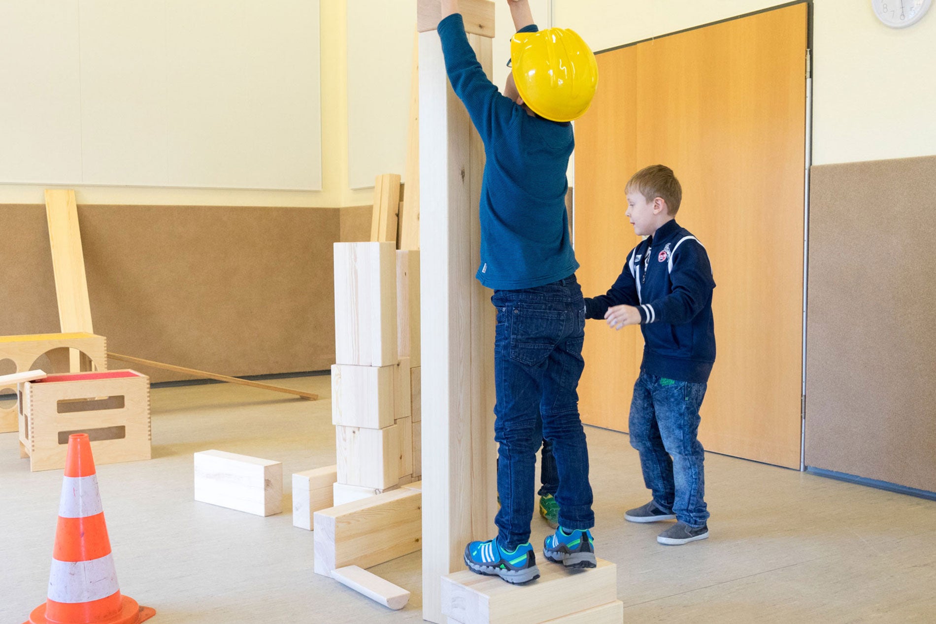 »Holz Bausteine Set, 43 teilig«