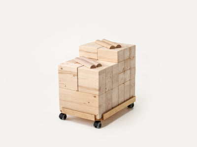 »Holz Bausteine Set, 43 teilig«