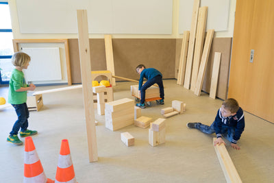 »Holz Bausteine Set, 43 teilig«